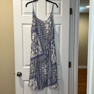 H&M Chiffon Pleated Midi dress size XL
